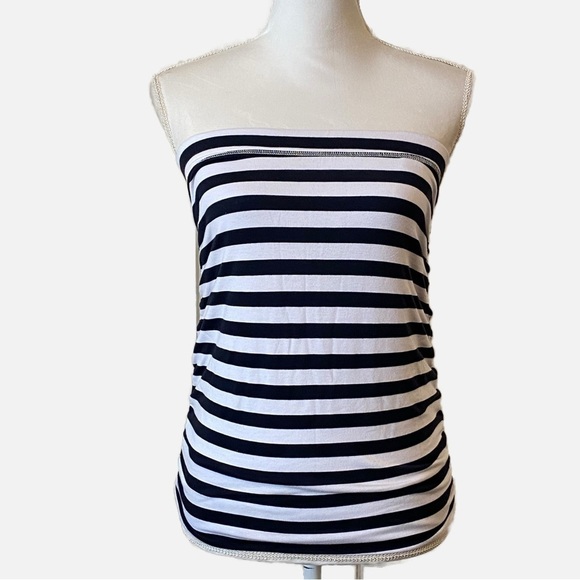 Splendid Black and White Striped Mini Skirt - Picture 9 of 12